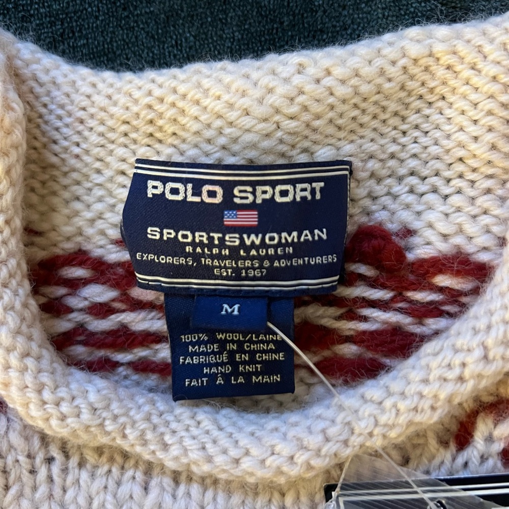 VINTAGE Ralph Lauren ski sweater-women’s in perfect condition - Picture 3 of 7